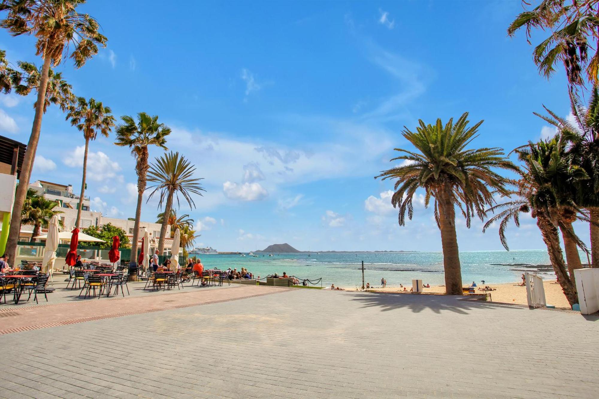 Corralejo Ancla Pool On Roof Top Apartment Exterior photo