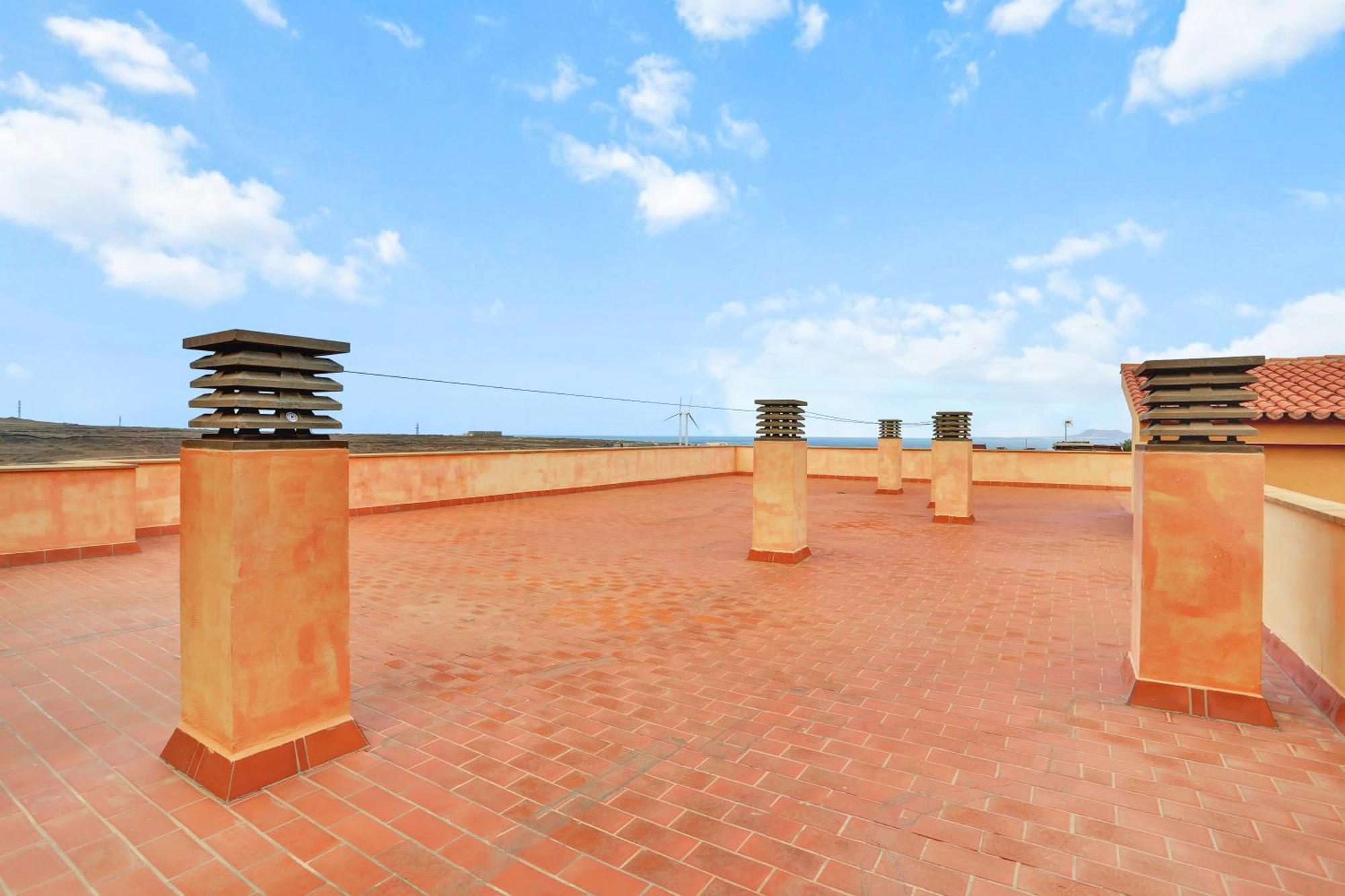 Corralejo Ancla Pool On Roof Top Apartment Exterior photo